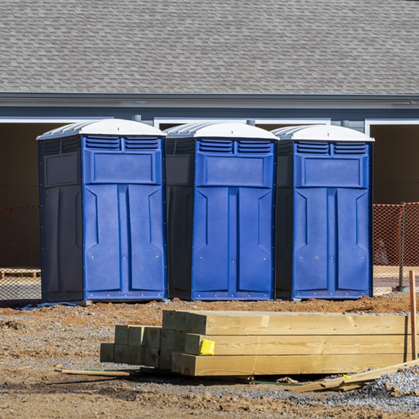 how often are the portable toilets cleaned and serviced during a rental period in East Helena MT